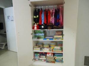 A peek inside our Clothing Exchange and Resource Library